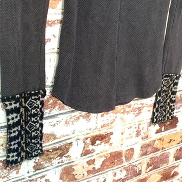 Free People We The Free Art School Cotton Blend Thermal Snap Button Cuff Blouse - Picture 10 of 10